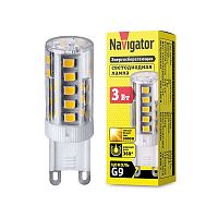 Лампа светодиодная Navigator NLL-P-G9-3-230-3K 220В 3Вт G9 3000К капсульная картинка 